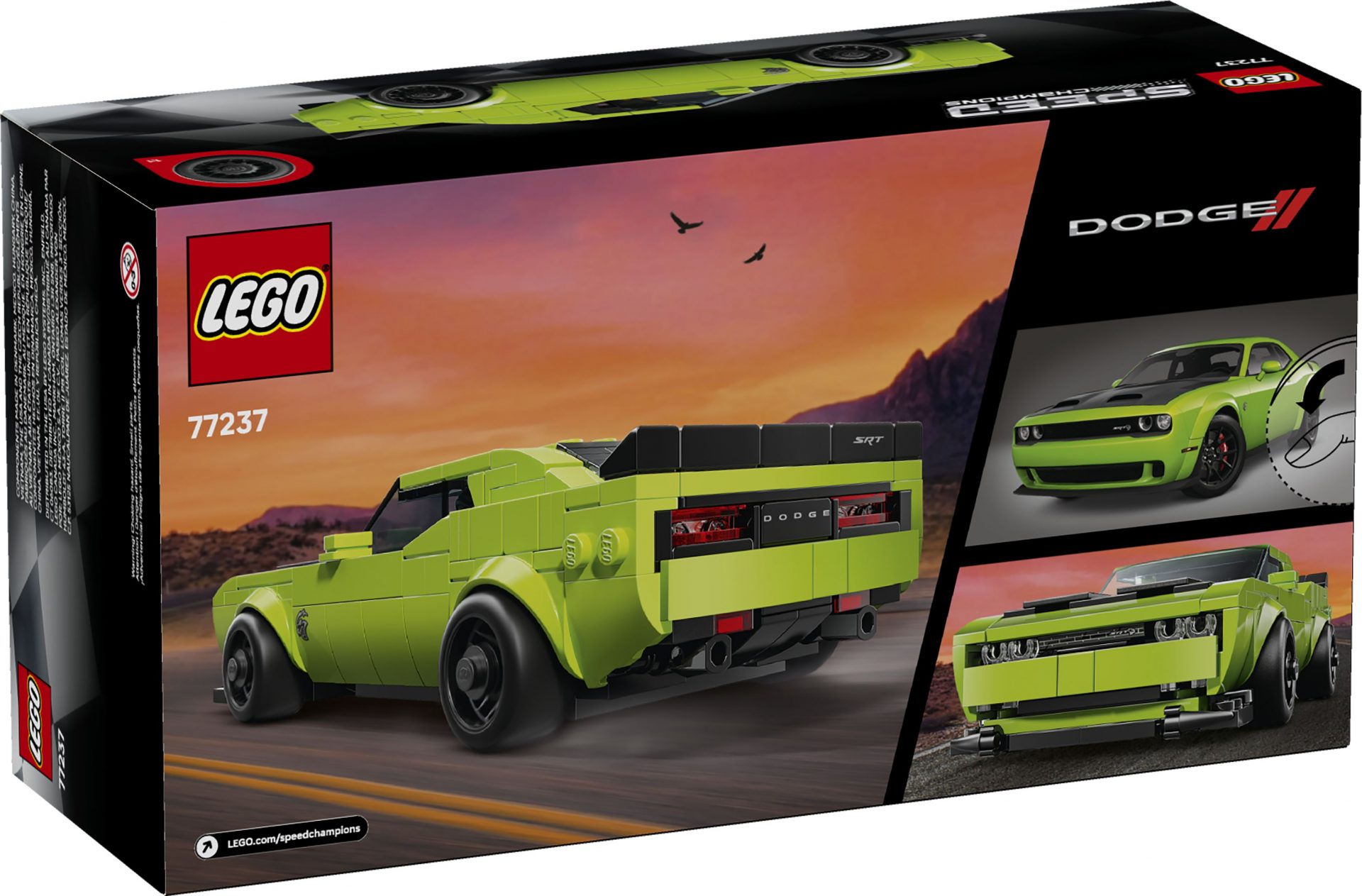 LEGO 77237 Dodge Challenger SRT Hellcat Sportwagen – Bild 7