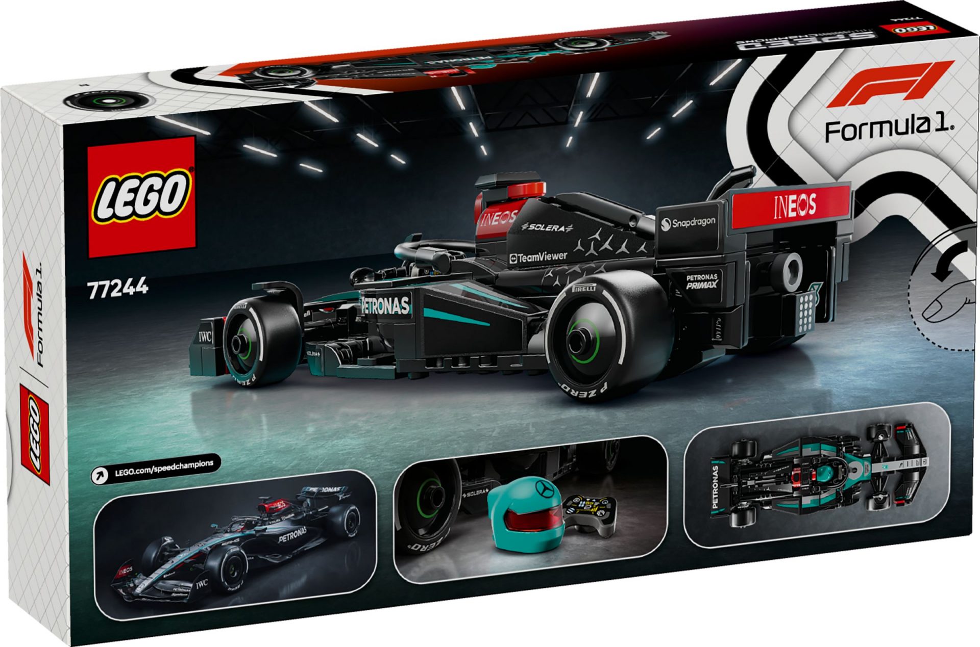 Lego 77244 Mercedes AMG F1 W15 Rennauto Legamo