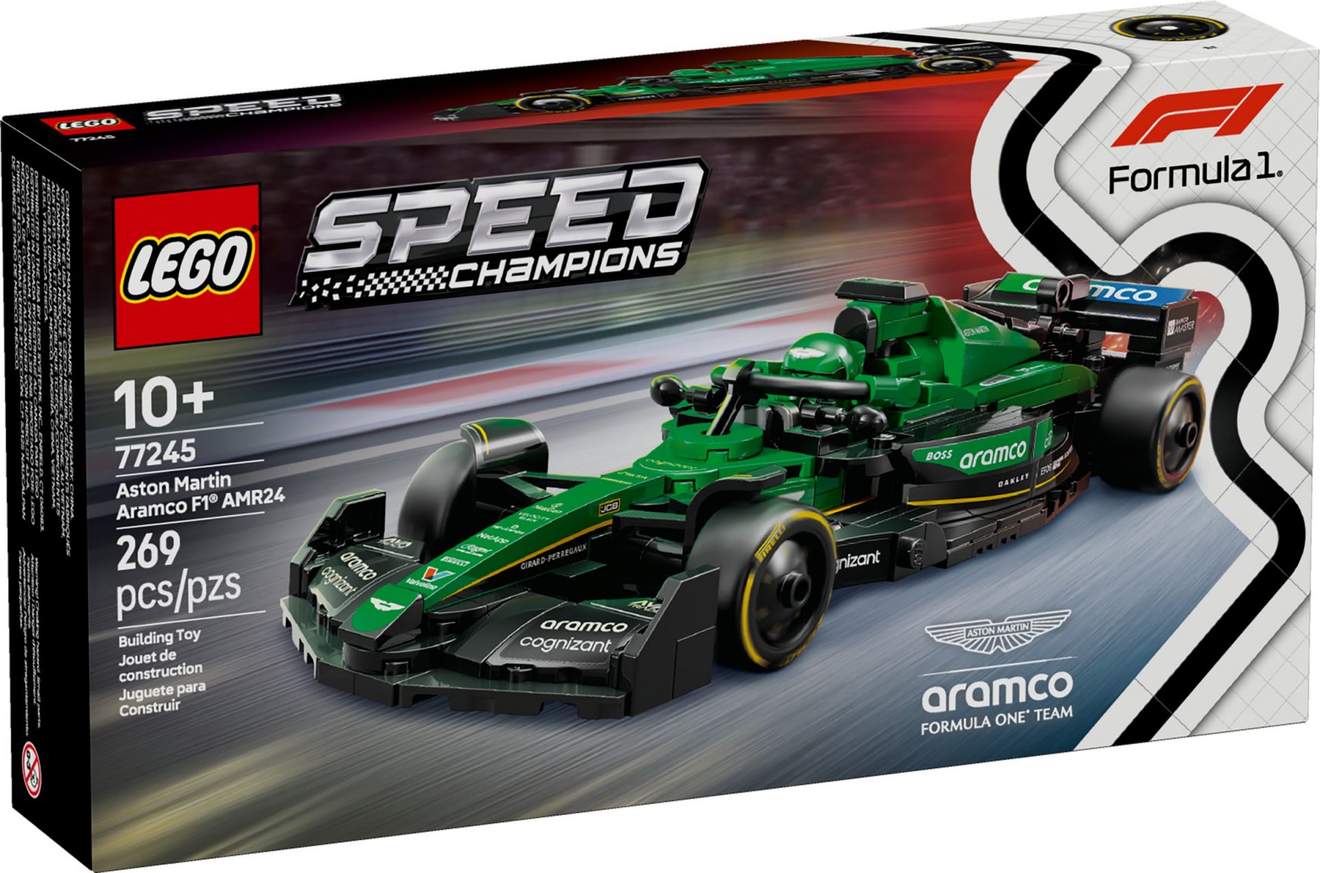 Lego 77245 Aston Martin Aramco F1 AMR24 Rennauto