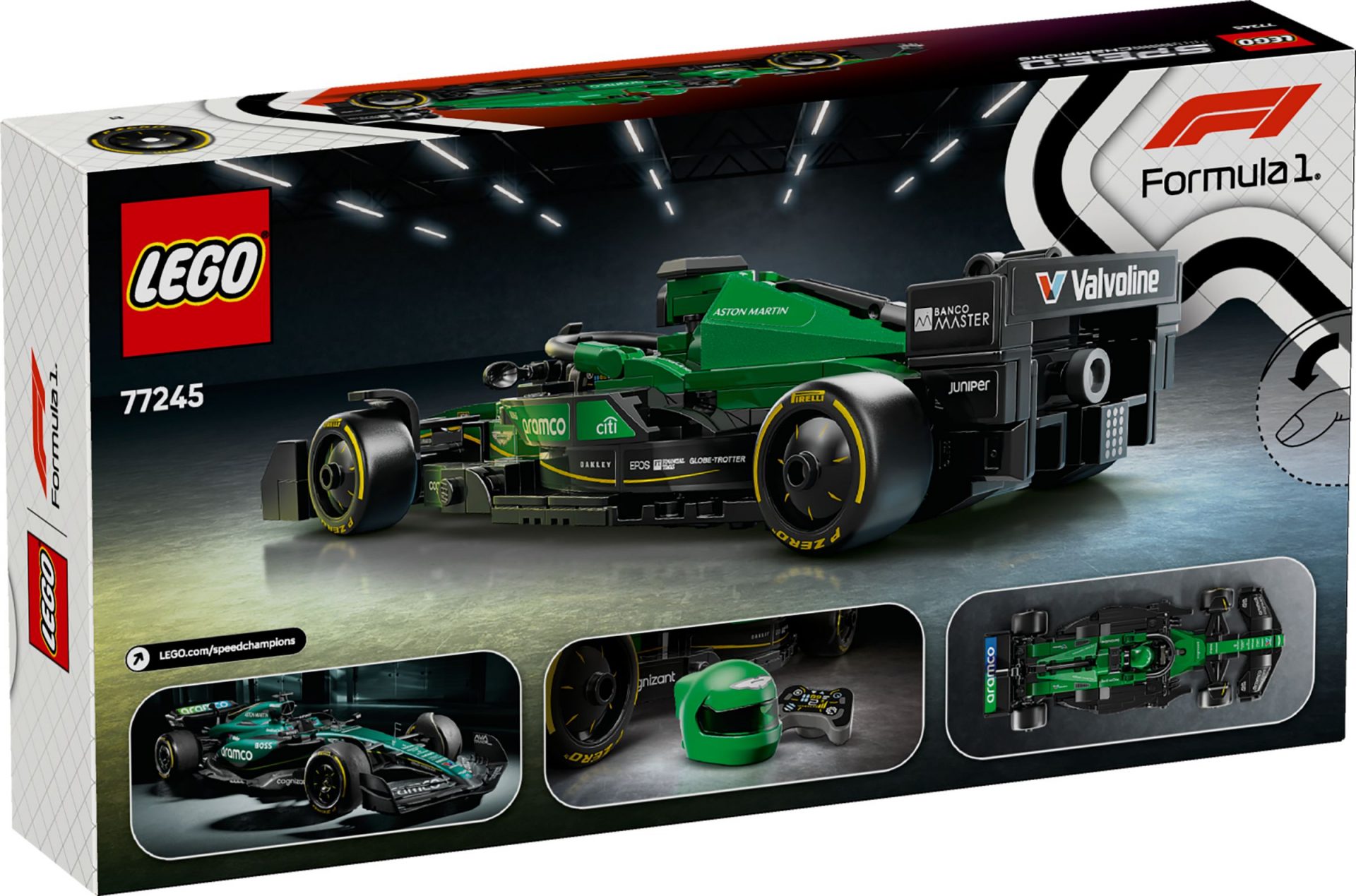Lego 77245 Aston Martin Aramco F1 AMR24 Rennauto
