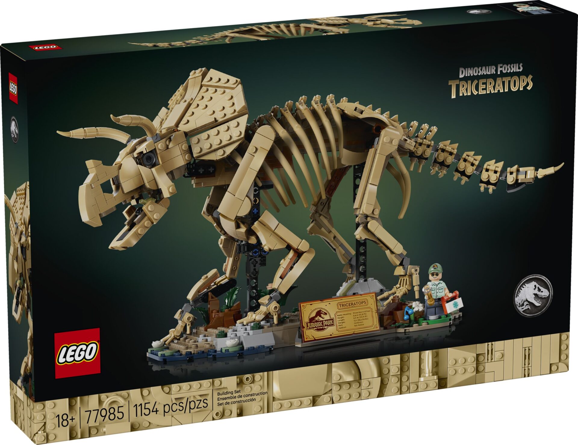LEGO 77985 Dinosaurier-Fossilien: Triceratops