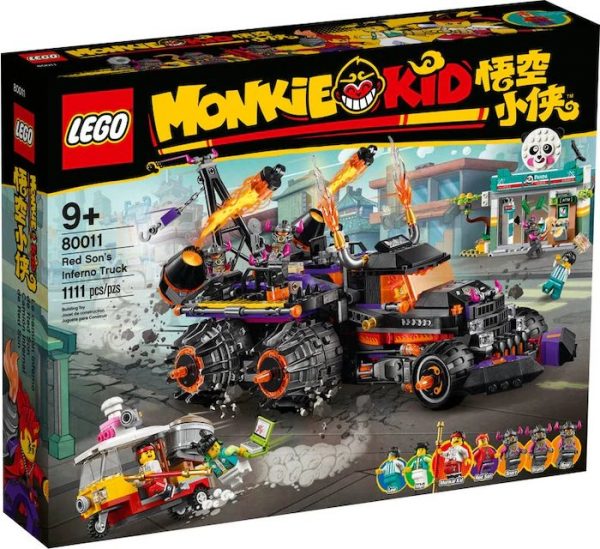 Lego 80011 Monkie Kid Red Sons Inferno Truck