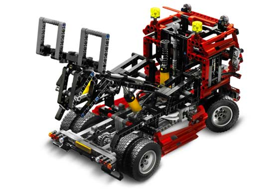 Lego 8436 Truck mit Pneumatik Kran