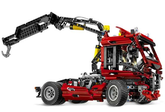 Lego 8436 Truck mit Pneumatik Kran