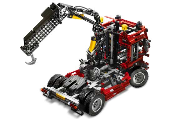 Lego 8436 Truck mit Pneumatik Kran