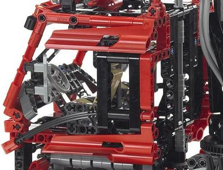 Lego 8436 Truck mit Pneumatik Kran