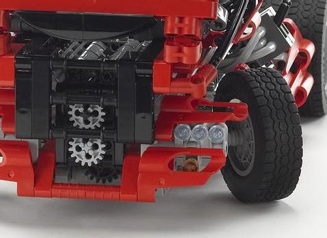 Lego 8436 Truck mit Pneumatik Kran