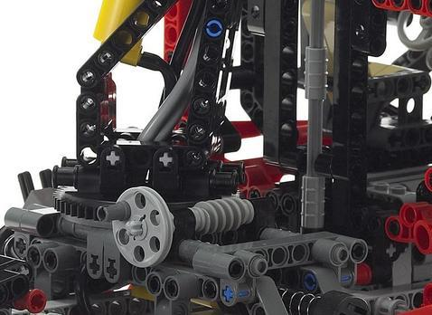 Lego 8436 Truck mit Pneumatik Kran