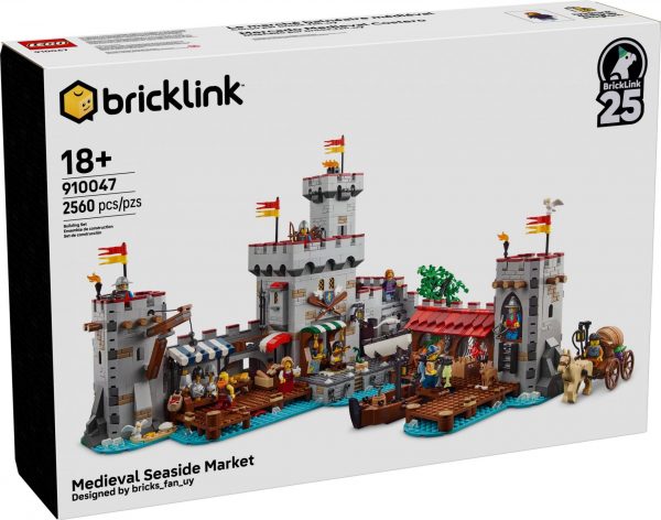 LEGO Bricklink 910047 Markt am Meer im Mittelalter
