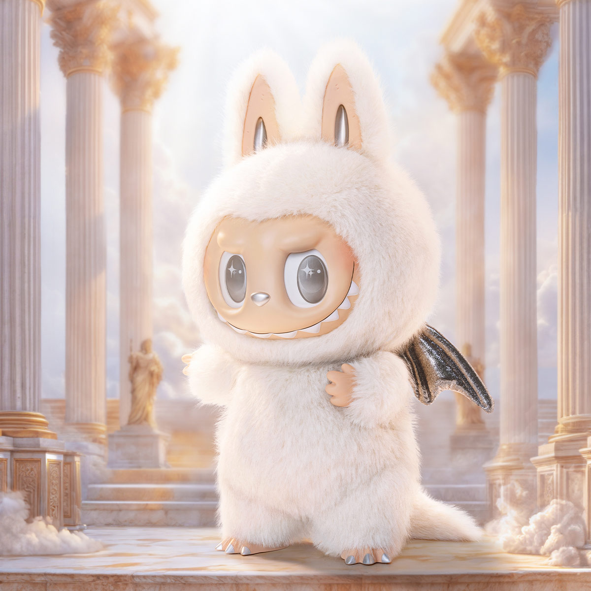 POP MART: THE MONSTERS - ZIMOMO ANGEL IN CLOUDS Vinyl Face Doll – Bild 2