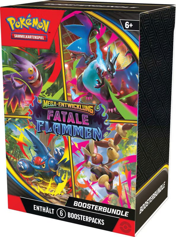 Pokémon Mega-Entwicklung Fatale Flammen Booster Bundle DE