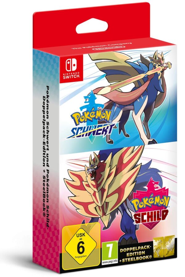 Pokémon Schwert und Schild - Doppelpack Edition Steelbook